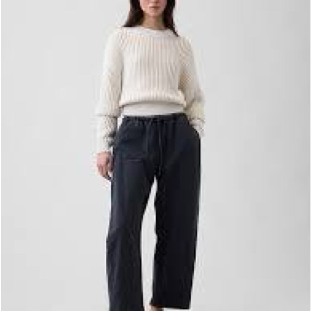 Easy double knee barrel pant